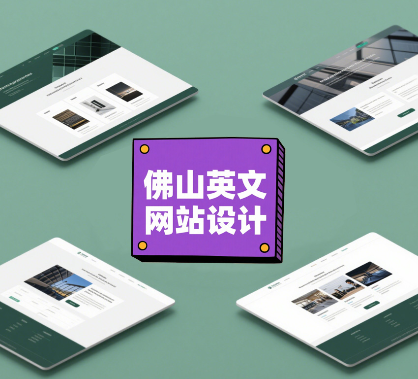 佛山英文网站设计 - 直观、简洁！
